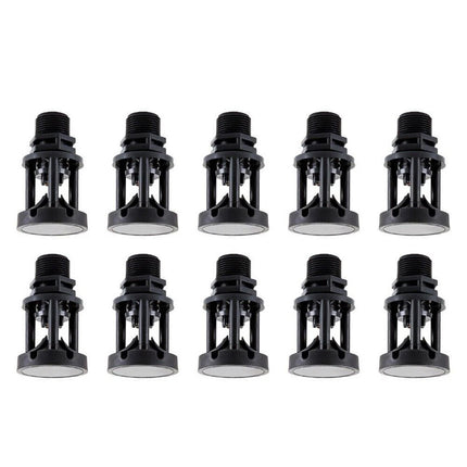 10pcs Atomizing Nozzles Water Spray Heads for Lawn Garden Green Belts Irrigation