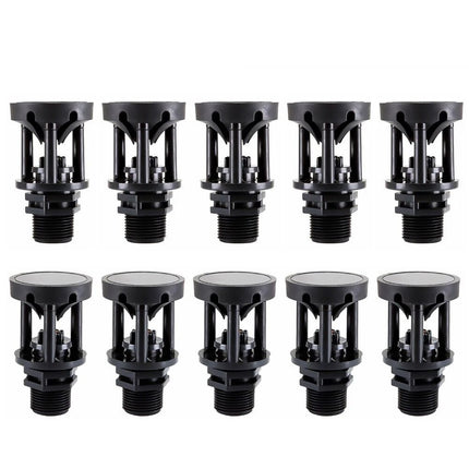 10pcs Atomizing Nozzles Water Spray Heads for Lawn Garden Green Belts Irrigation