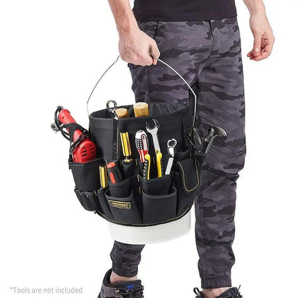 Multifunctional Bucket Bag Hardware Tools Organizer Repair Toolkit Storage Case