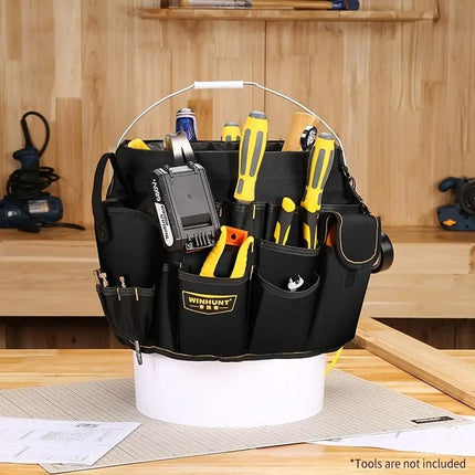 Multifunctional Bucket Bag Hardware Tools Organizer Repair Toolkit Storage Case