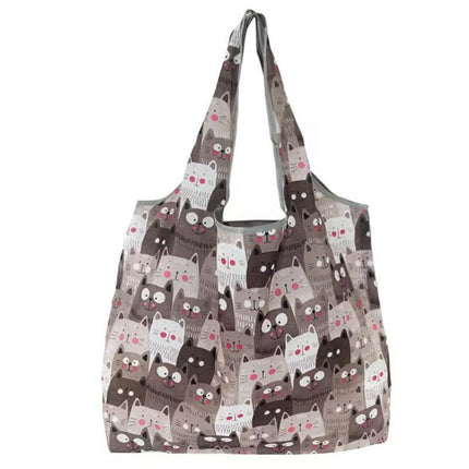 Reusable Foldable Waterproof Shopping Bags Carry Bag Grocery Big 39cm X 46cm - Aimall