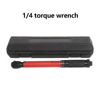 1/4 Inch Drive Torque Wrench Quick Adjustable Mechanical Ratchet Precision Tool