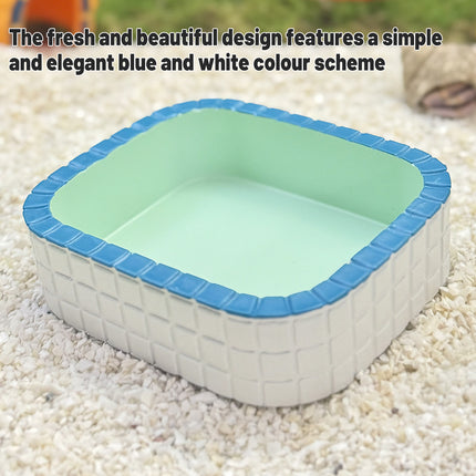 Small Pet Water Bowl Food Bowl Non Slip Durable Easy Clean For Birds Small Animals