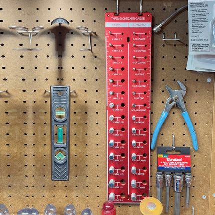 Screw and Bolt Thread Checker Gauge - Metric and Imperial Thread Identifier