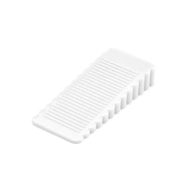 2Pcs Thick Rubber Wedge Door Stoppers Floor Carpet Heavy Duty Door Stop Security - Aimall