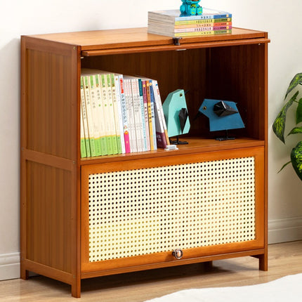 Dustproof With Doors Integrated Bookcase Book Cabinet Storage Cabinet Durable