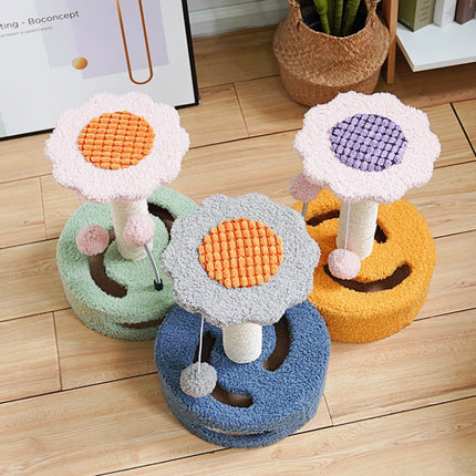 Flower Shape Cat Tree Scratching Post Tower Furniture Climber for Kitten Play