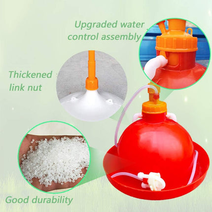Automatic Water Feeder Bottle for Chicken Duck Goose Poultry Drinking Coop Tool