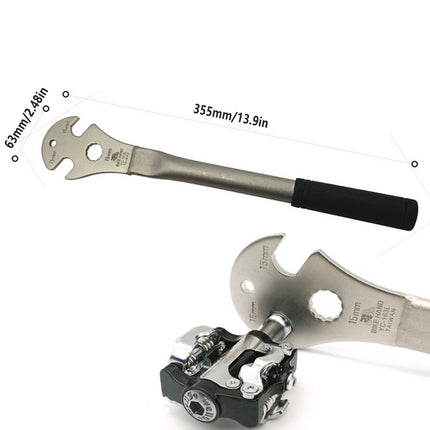 Bike Pedal Wrench Extended Handle Road Mountain Bicycle Repair Removal Tool Use