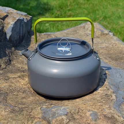 1.2L Outdoor Teapot Camping Hiking Portable Aluminum Kettle Coffee Pot Travel