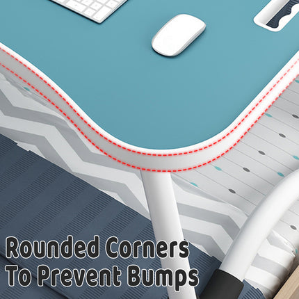 Foldable Bed Side Table Laptop Desk Portable Folding Desk Bedroom Office Sofa