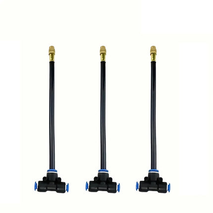 3PCS Brass Misting Nozzles Connector Adjustable Atomizing Nozzle Cooling Use
