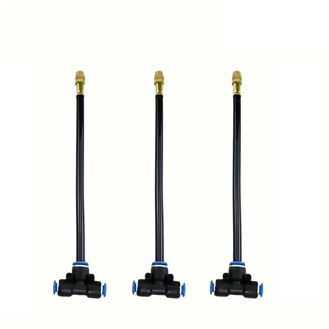 3PCS Brass Misting Nozzles Connector Adjustable Atomizing Nozzle Cooling Use