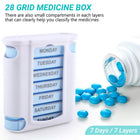 7 Day Pill Box Dispenser Storage Daily Holder Organiser Tablet Medicine Weekly