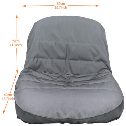 Universal Lawn Mower Tractor Seat Cover Padded Comfort Pad Protector Waterproof