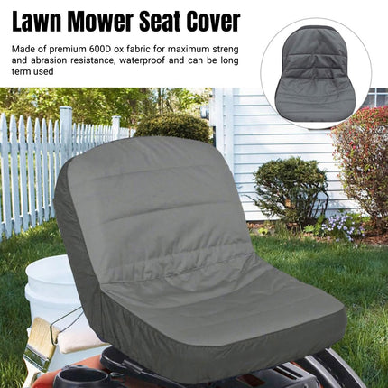 Universal Lawn Mower Tractor Seat Cover Padded Comfort Pad Protector Waterproof