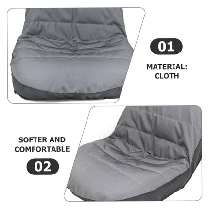 Universal Lawn Mower Tractor Seat Cover Padded Comfort Pad Protector Waterproof