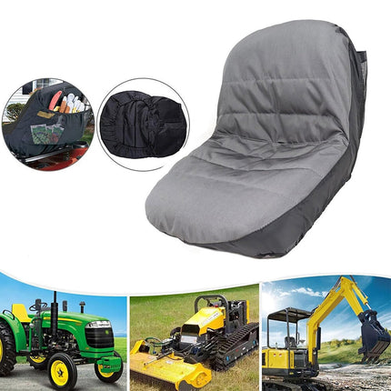 Universal Lawn Mower Tractor Seat Cover Padded Comfort Pad Protector Waterproof
