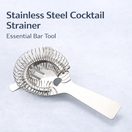6 Pack Stainless Steel Hawthorne Cocktail Strainer Bar Ice Filter Bartender Tool