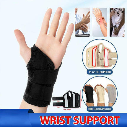 Carpal Tunnel Wrist Brace Night Sleep Wrist Support Wrist Splint Pain Left Hand - Aimall