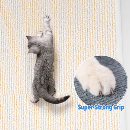 Cat Climbing Mat Wall Mounted Cut Paste Scratching Board Multifunctional For Cat