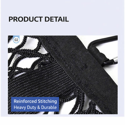 Truck Bed Cargo Net Heavy Duty Elastic Mesh Cover Accessories Durable Fixation