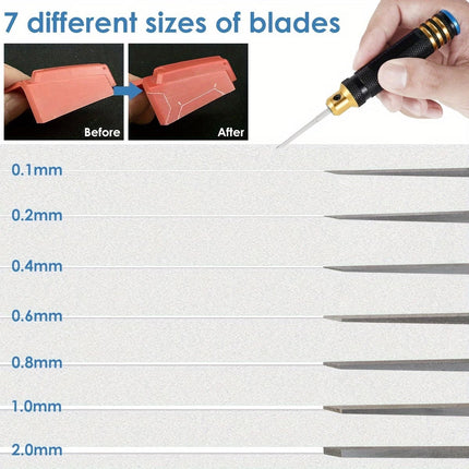 Professional Replacement Metal Precision Carving Knife Hobby Craft Repair Kit