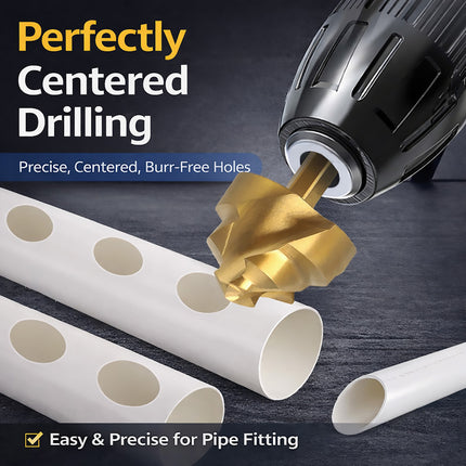 6pcs PPR Pipe Expansion Reamer Drill Bit Set Hydraulic Hot Melter Welding Tool