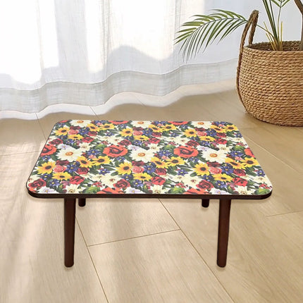 Mandala Style Side Table Small Flower Table Universal Type Durable Space-Saving