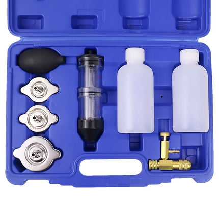 Cylinder Head Gasket Leak Tester Kit 8pcs CO2 Combustion for Petrol Diesel