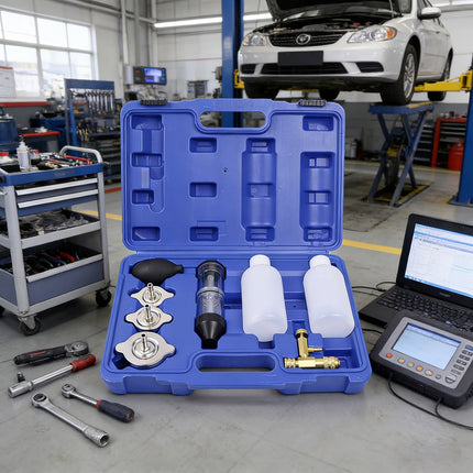 Cylinder Head Gasket Leak Tester Kit 8pcs CO2 Combustion for Petrol Diesel