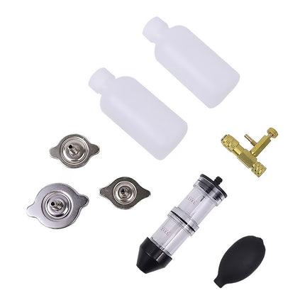 Cylinder Head Gasket Leak Tester Kit 8pcs CO2 Combustion for Petrol Diesel