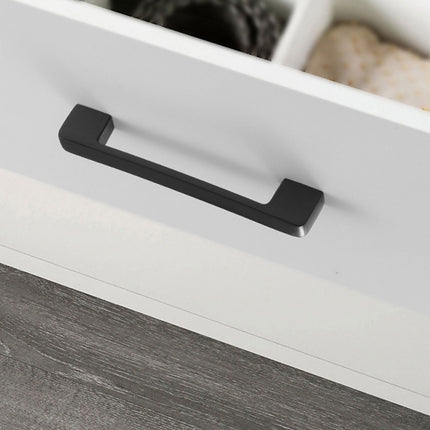 Dark Grey Modern Simple Wardrobe Handle 96/128/160mm Drawer Cabinet Door Pull