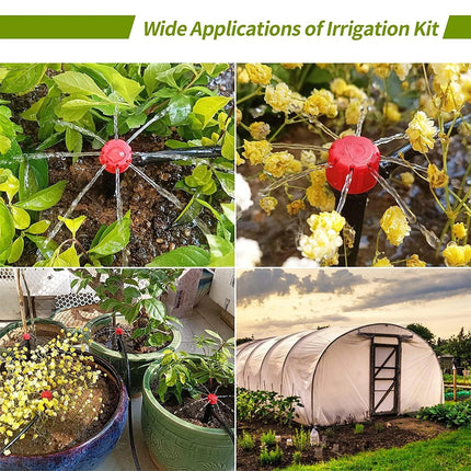 Adjustable Irrigation Misting Dripper 360-degree Sprinkler Drip Watering Tool