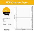 NCR Computer Paper 3 Choose Clear Printing Pure Wood Pulp Material Easy to Tear AU
