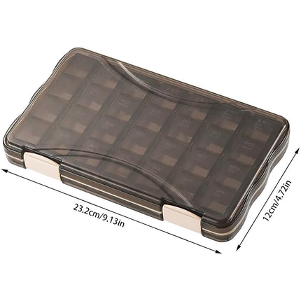 Medicine Storage Box Portable Pill Case Small Size Organizer for Travel Daily