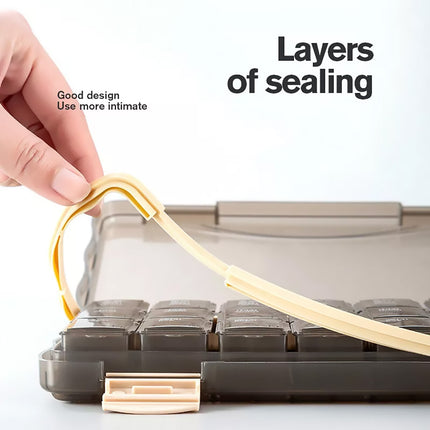 Medicine Storage Box Portable Pill Case Small Size Organizer for Travel Daily