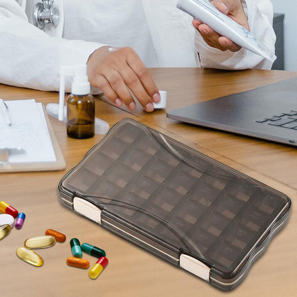 Medicine Storage Box Portable Pill Case Small Size Organizer for Travel Daily