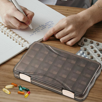 Medicine Storage Box Portable Pill Case Small Size Organizer for Travel Daily