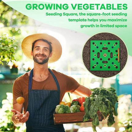 Sowing Templates Square Seed Spacing Gardening Planting Tools Vegetable Boards