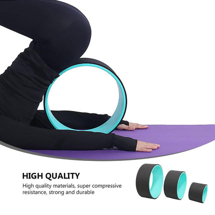 3PCS Yoga Wheel Pilates Set Non Slip For Back Stretching Yoga Pilates Fitness