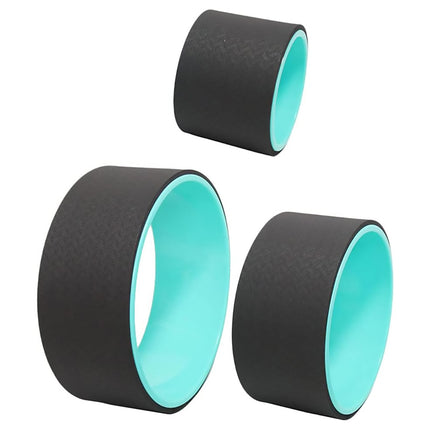 3PCS Yoga Wheel Pilates Set Non Slip For Back Stretching Yoga Pilates Fitness