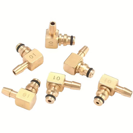 6-Cylinder Diesel Engine Common Rail Injector Nozzle Delivery Rate Tester Gauge