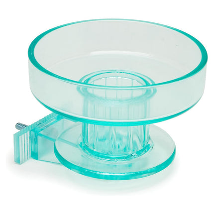 Bird Cage Bath Feeder Bowl Removable PP Plastic Quick Lock Parrot Cockatiel