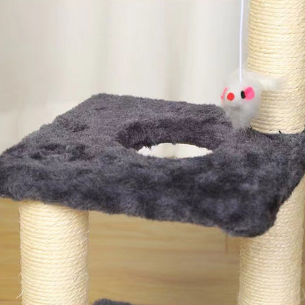 Cat Climbing Frame Small Cat Tree Scratching Post Jumping Tower for Indoor Use