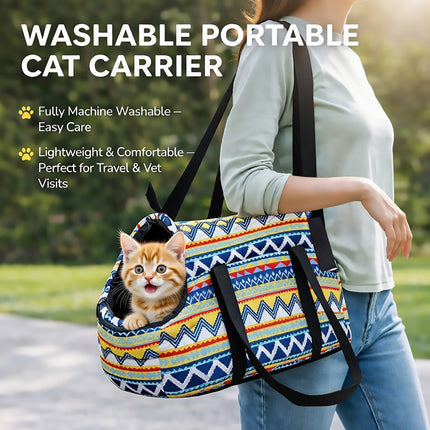Portable Breathable Cat Carrier Bag Single Shoulder Strap Handheld Tote Bag