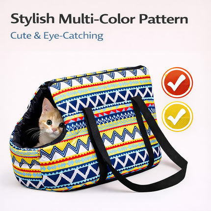 Portable Breathable Cat Carrier Bag Single Shoulder Strap Handheld Tote Bag