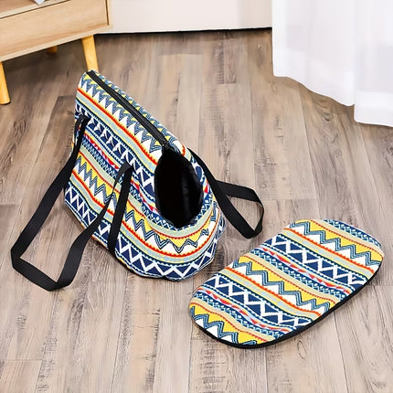Portable Breathable Cat Carrier Bag Single Shoulder Strap Handheld Tote Bag