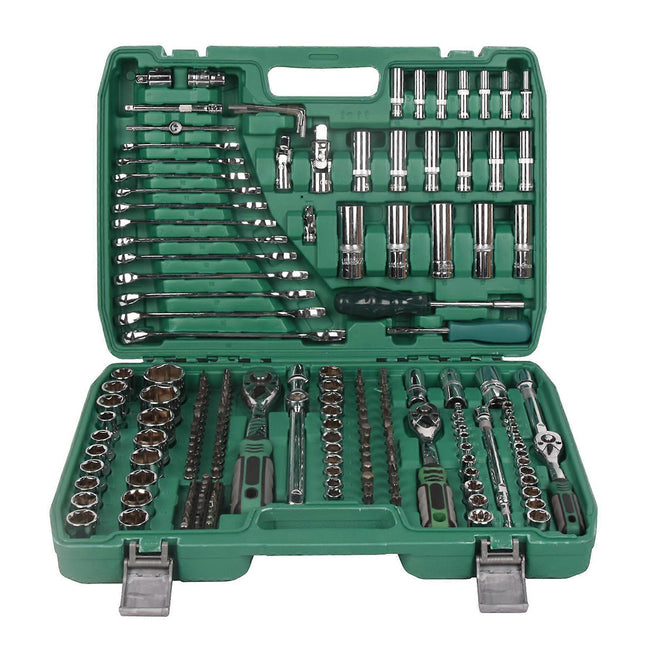 Socket Wrench Tool Set 216pcs Chrome Vanadium Auto Repair Ratchet Bit Workshop