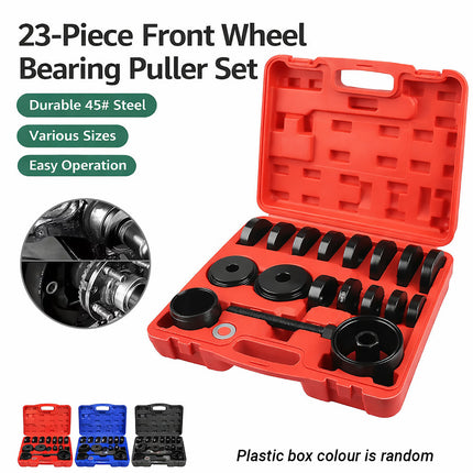 23pcs Automotive Heavy Duty Front Hub Bearing Race Service Kit Repair Set Tool